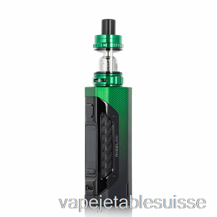 Vape Suisse Smok Rigel Mini 80w Kit De Démarrage Noir Vert